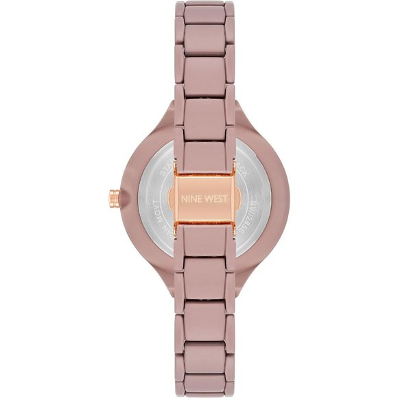 Women Crystal Lens Rubberized Not Water Resistant Bracelet Watch - Picture 3 of 4